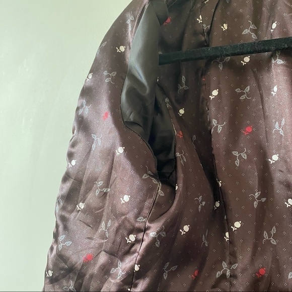 Soia & Kyo-Lipstick Red Ribbed Wool Blend Jacket - Picture 12 of 16